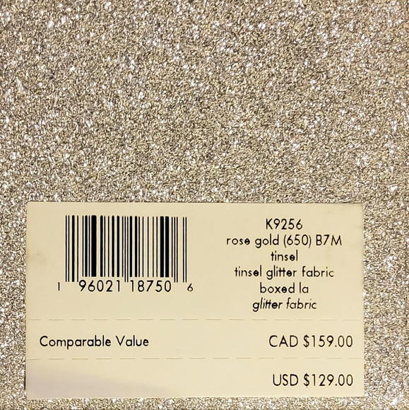 KATE SPADE BOXED LARGE SLIM CARDHOLDER IN ROSE GOLD GLITTER - Picture 10 of 10